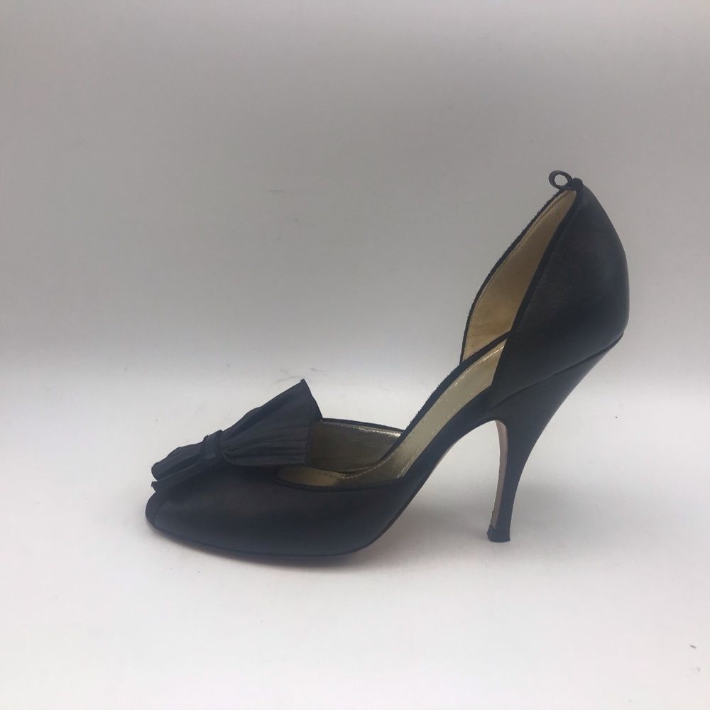 Missoni Leather Peep Toe Sandals Pumps